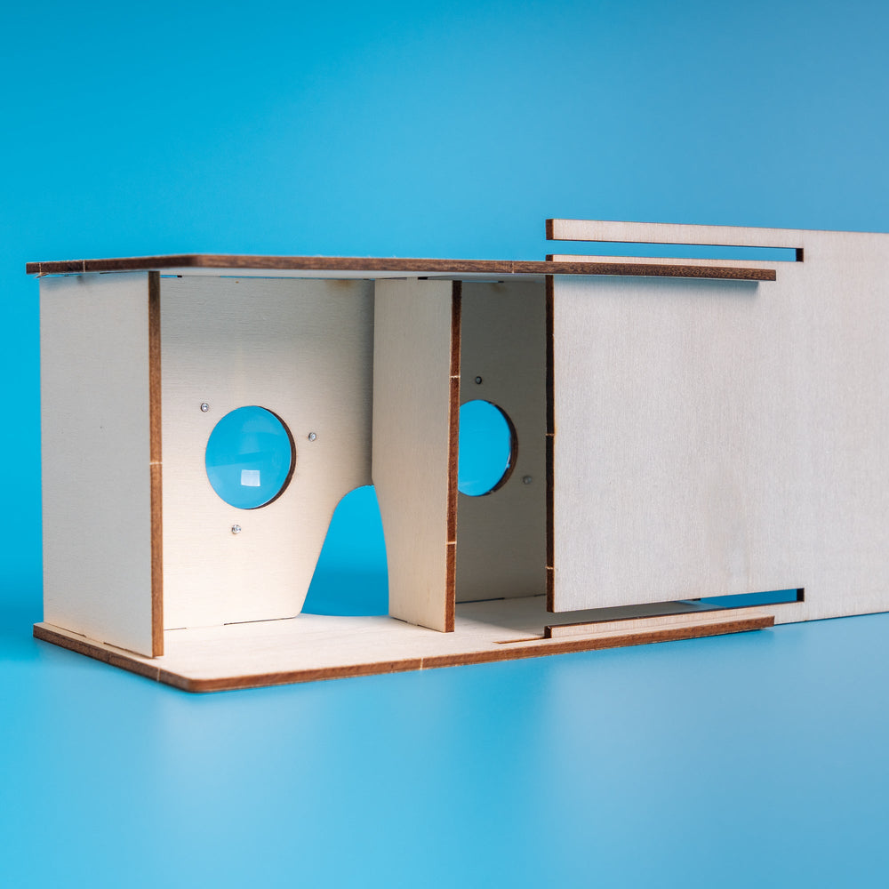 DIY Wooden VR Headset Kit – Build Your Own Smartphone Virtual Reality Viewer (ONLINE ORDER ONLY)