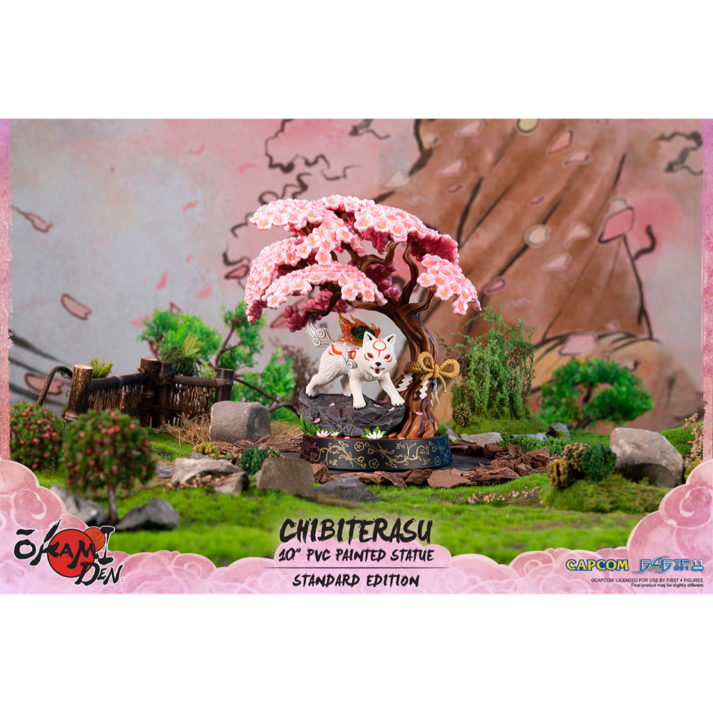 First 4 Figures: Okamiden - Chibiterasu 10-Inch PVC Statue (Standard Edition) (ONLINE ORDER ONLY)