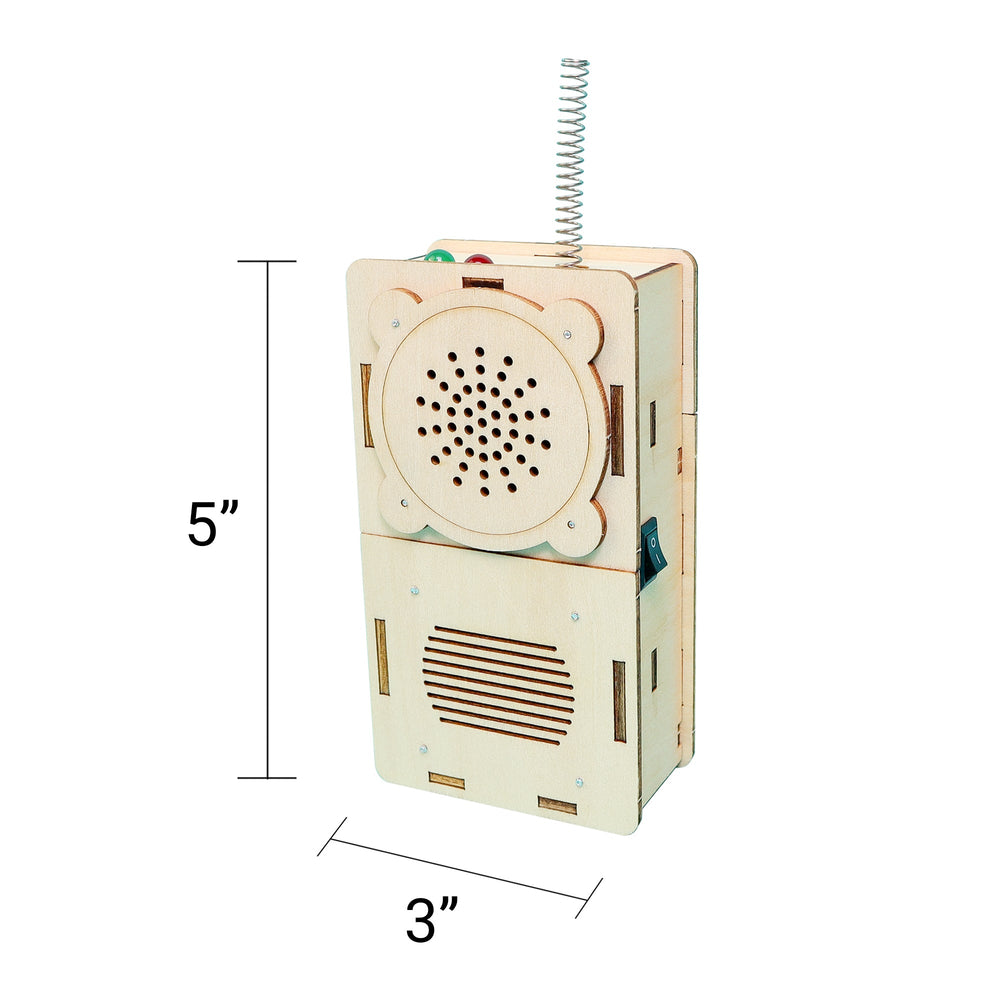 Build & Learn Walkie Talkie STEM Kit (Set of 2) – Hands-On Electronics (ONLINE ORDER ONLY)
