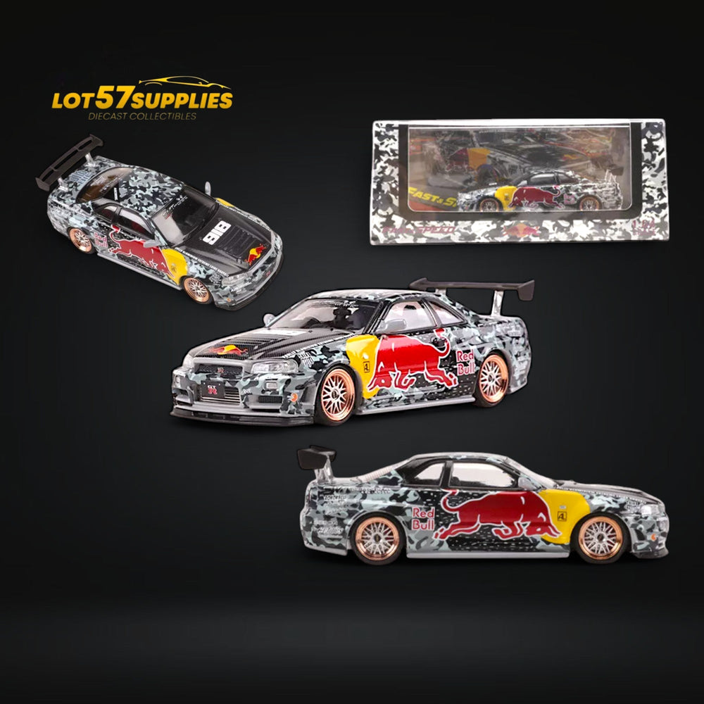 Fast Speed Nissan Skyline GT-R R34 Z-Tune RB Livery 1:64 (ONLINE ORDER ONLY)