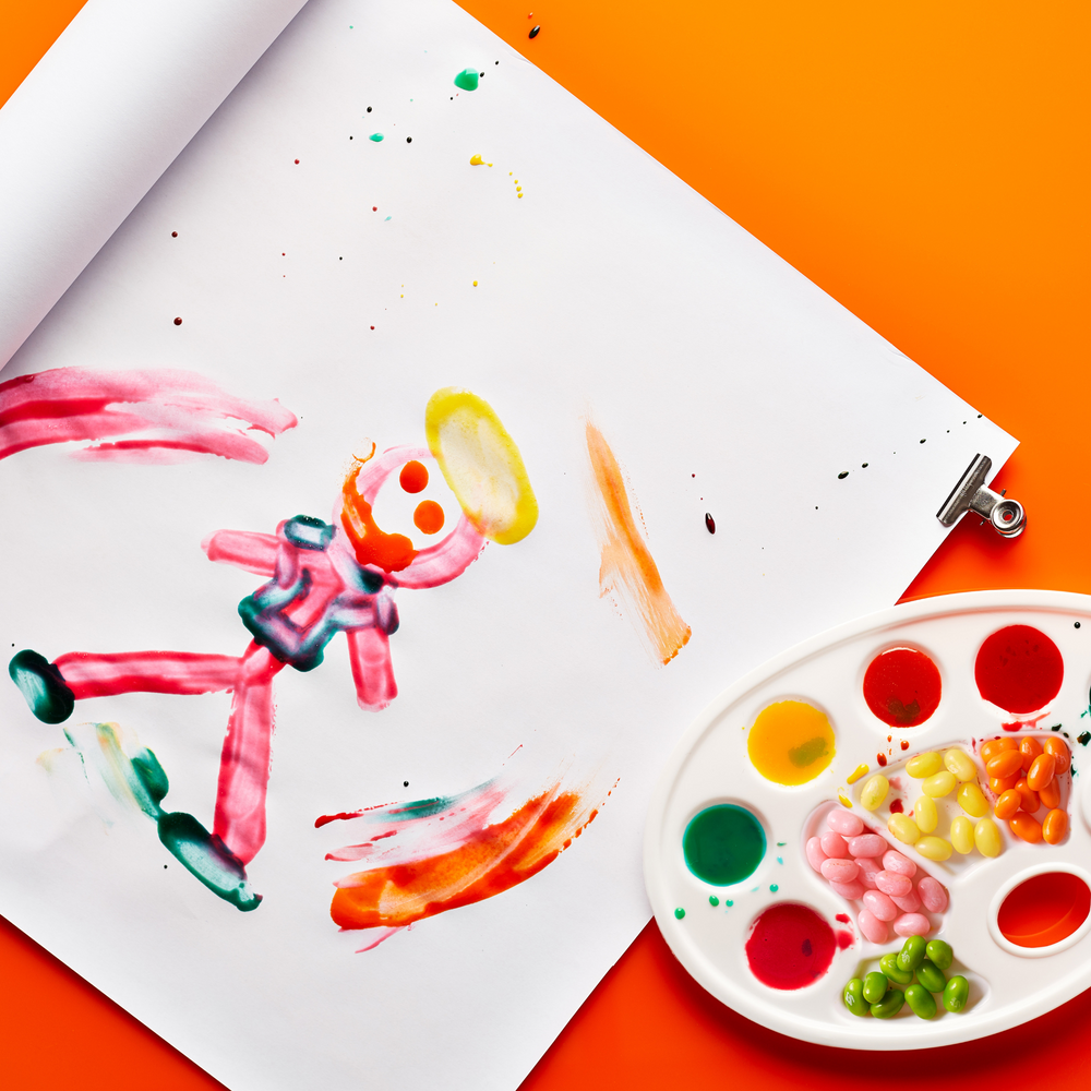 Edible Lickable Finger Paint Craft Kit (ONLINE ORDER ONLY)