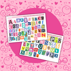 Ransom Letters | Journal Stickers (ONLINE ORDER ONLY)