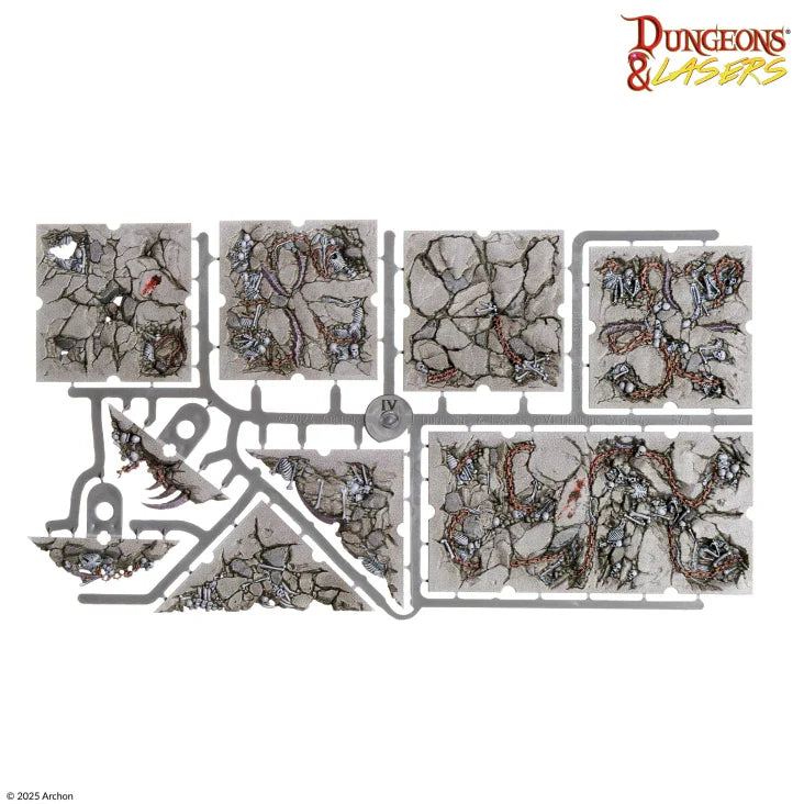Dungeons & Lasers: Caves Series - Demonic Caves Pre-Painted Prismacast Terrain (ONLINE ORDER ONLY)
