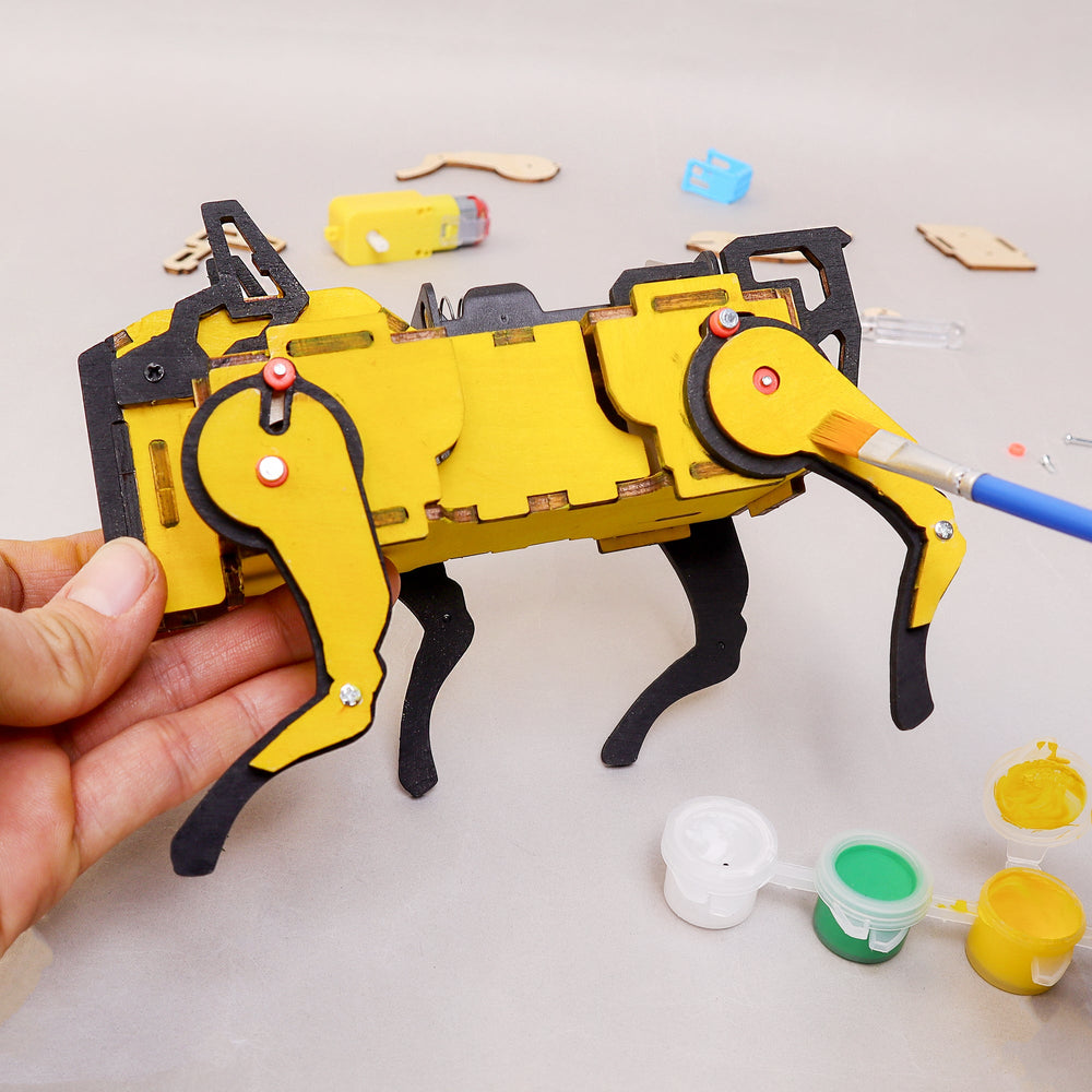 Robot Dog STEM Kit – Sound Activated DIY Toy (ONLINE ORDER ONLY)