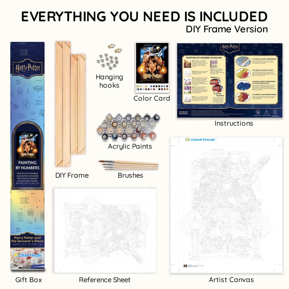 Harry Potter and the Sorcerer's Stone - Paint By Numbers Kit (ONLINE ORDER ONLY)