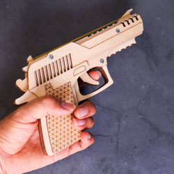 DIY Kit Rubber Band Launcher, Fun Wooden Craft and STEM Toy (ONLINE ORDER ONLY)