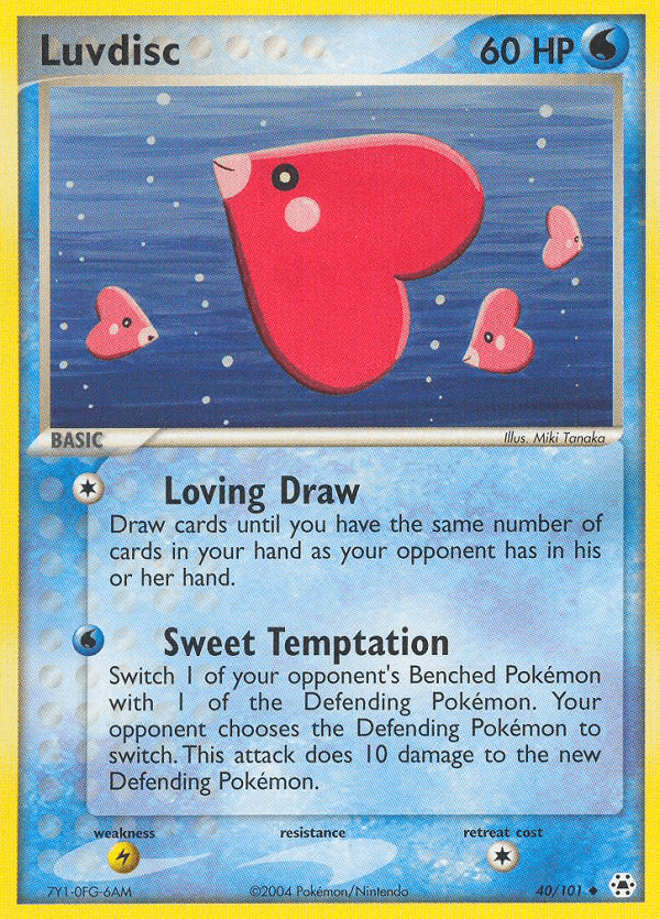 Luvdisc (40/101) [EX: Hidden Legends] (Online Only)