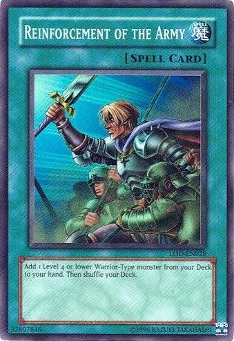 Reinforcement of the Army [LOD-EN028] Super Rare (ONLINE ORDER ONLY)