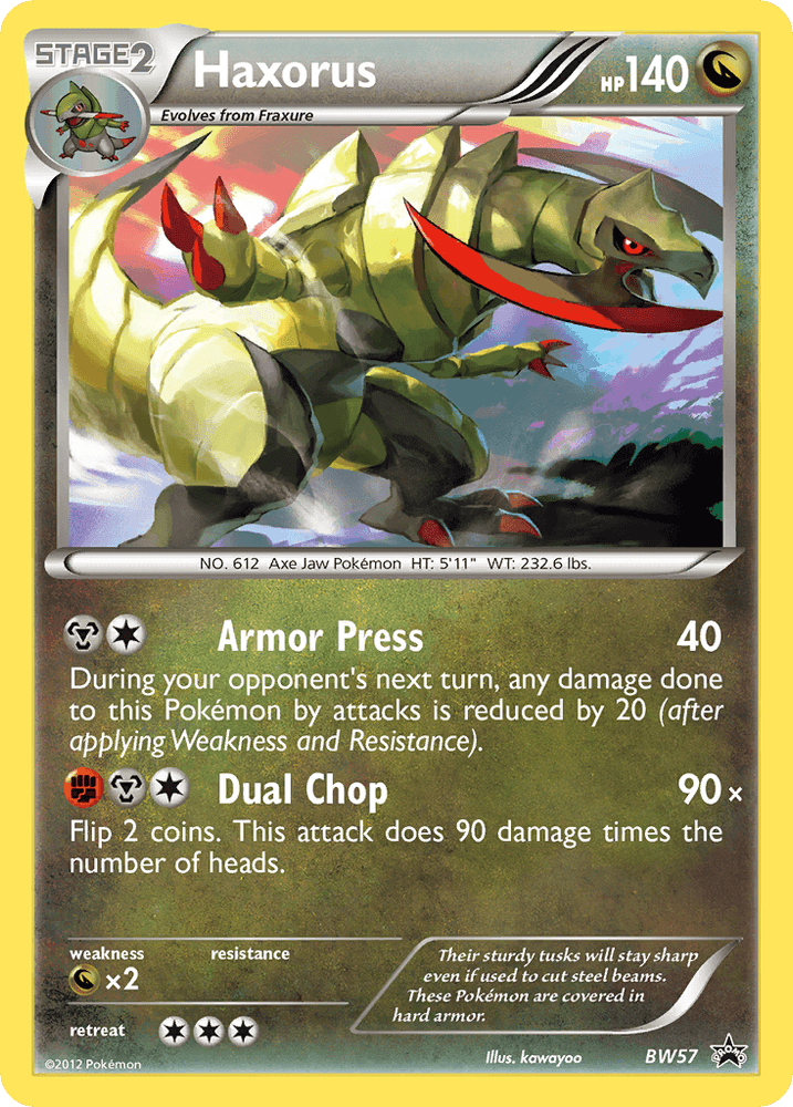 Haxorus (BW57) [Black & White: Black Star Promos] (Online Only)