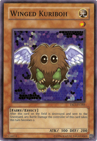 Winged Kuriboh [DR3-EN185] Super Rare (ONLINE ORDER ONLY)