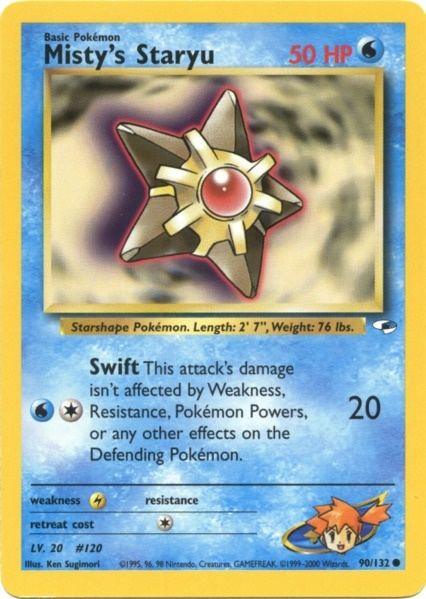 Misty's Staryu (90/132) [Gym Heroes Unlimited] (Online Only)