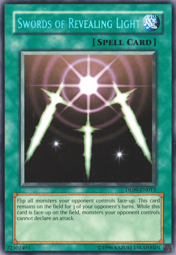 Swords of Revealing Light (Blue) [DL09-EN013] Rare (ONLINE ORDER ONLY)