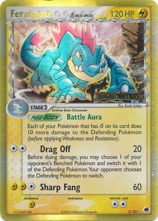 Feraligatr (2/101) (Delta Species) (Stamped) [EX: Dragon Frontiers] (Online Only)