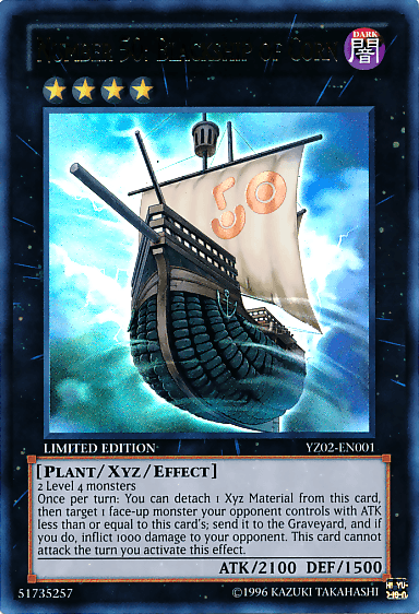Number 50: Blackship of Corn [YZ02-EN001] Ultra Rare (ONLINE ORDER ONLY)