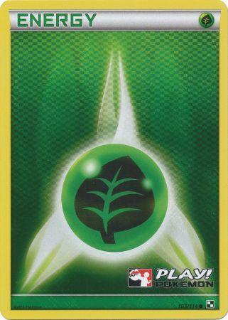 Grass Energy (105/114) (Play Pokemon Promo) [Black & White: Base Set] (Online Only)