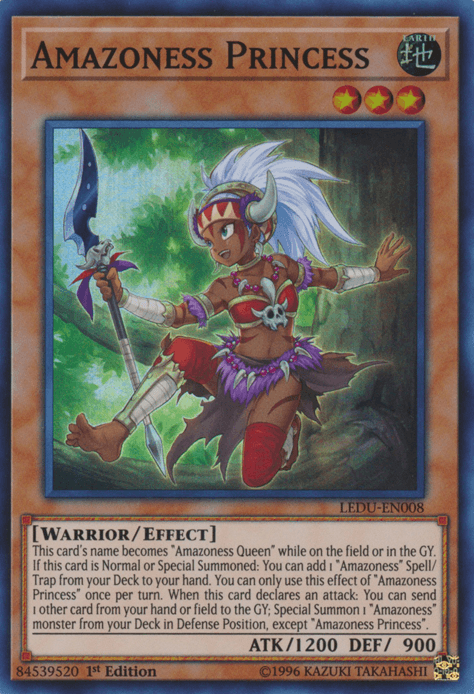 Amazoness Princess [LEDU-EN008] Super Rare (ONLINE ORDER ONLY)