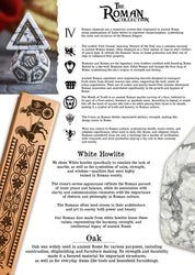 Roman White Howlite Stone Dice Set - Dice Around the World Collection (ONLINE ORDER ONLY)