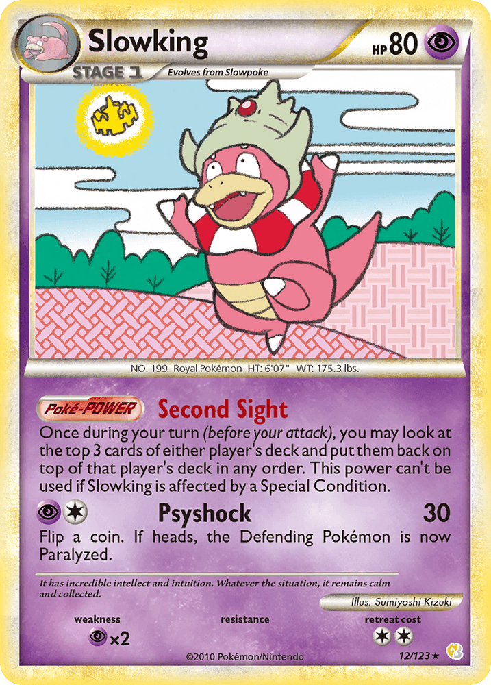 Slowking (12/123) [HeartGold & SoulSilver: Base Set] (Online Only)