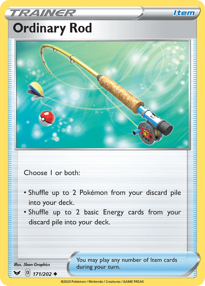 Ordinary Rod (171/202) [Sword & Shield: Base Set] (Online Only)