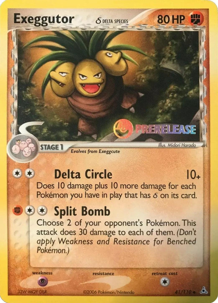 Exeggutor (41/110) (Prerelease) [EX: Holon Phantoms] (Online Only)