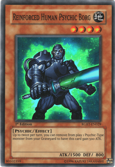 Reinforced Human Psychic Borg [RGBT-EN029] Super Rare (ONLINE ORDER ONLY)