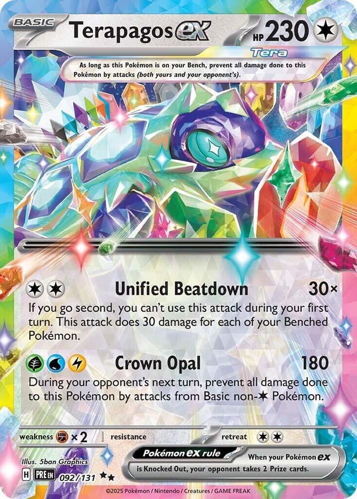 Terapagos ex (092/131) [Scarlet & Violet: Prismatic Evolutions] (Online Only)