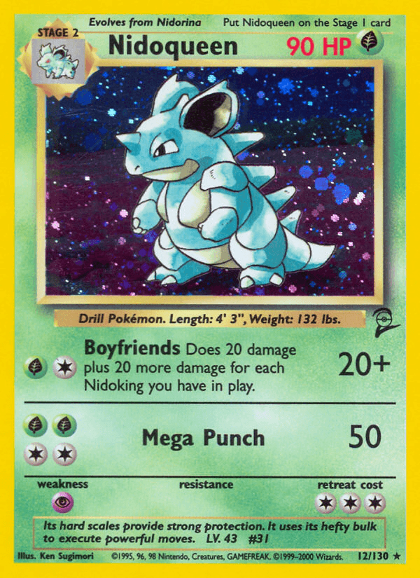 Nidoqueen (12/130) [Base Set 2] (Online Only)