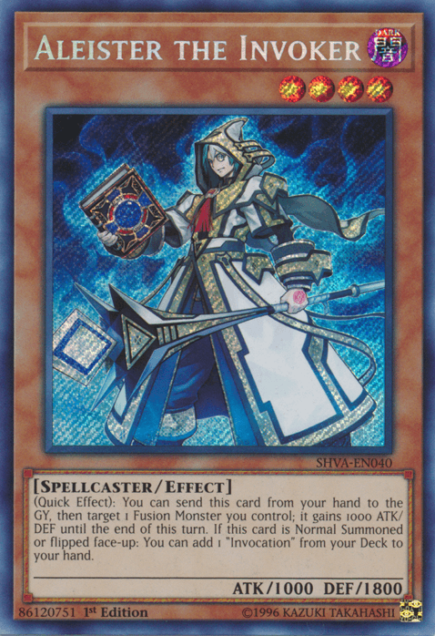 Aleister the Invoker [SHVA-EN040] Secret Rare (ONLINE ORDER ONLY)