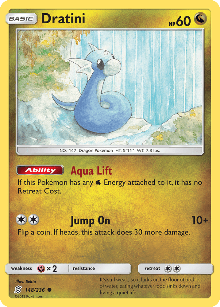 Dratini (148/236) [Sun & Moon: Unified Minds] (Online Only)