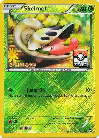 Shelmet (8/111) (League Promo 4th Place) [XY: Furious Fists] (Online Only)