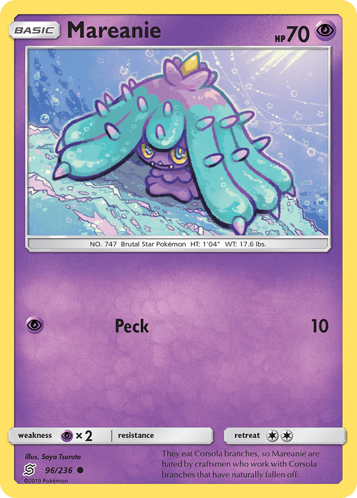 Mareanie (96/236) [Sun & Moon: Unified Minds] (Online Only)