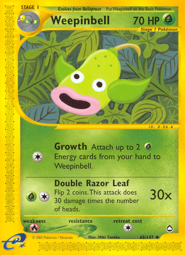 Weepinbell (65/147) [Aquapolis] (Online Only)