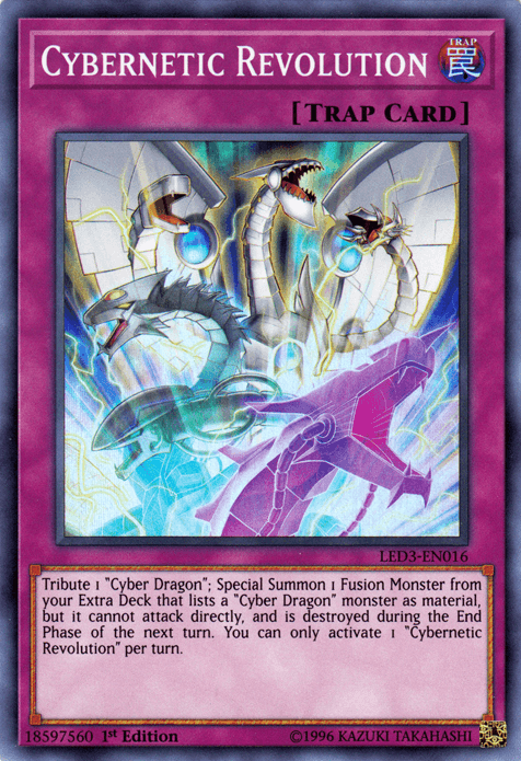 Cybernetic Revolution [LED3-EN016] Super Rare (ONLINE ORDER ONLY)