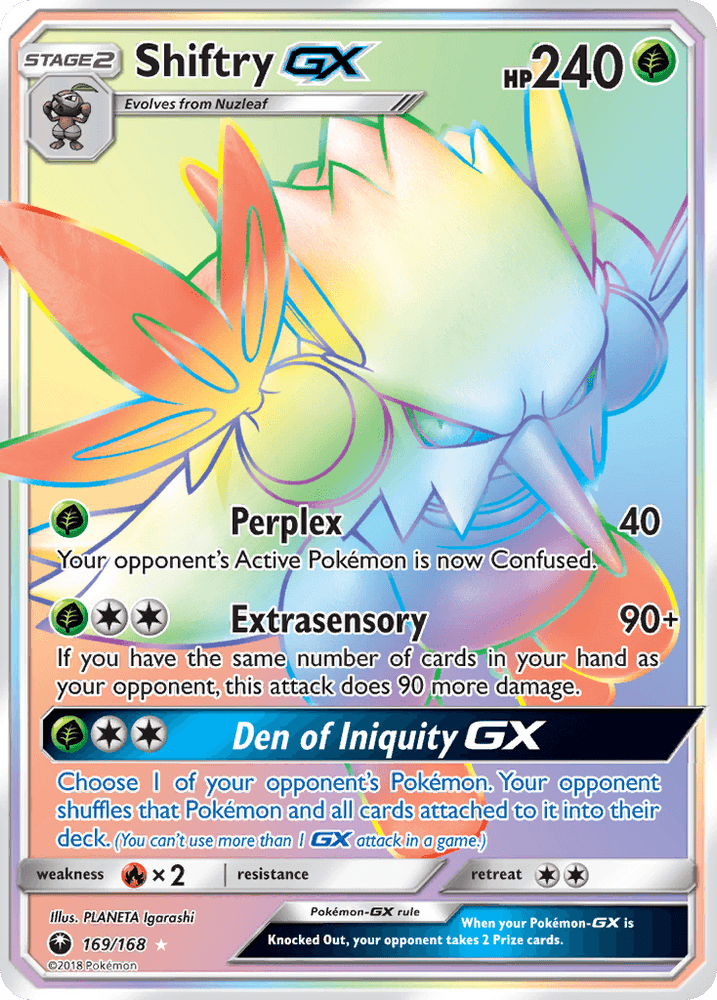 Shiftry GX (169/168) [Sun & Moon: Celestial Storm] (Online Only)