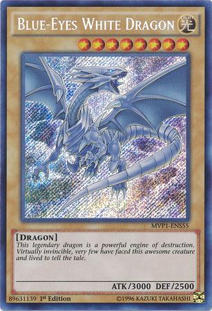 Blue-Eyes White Dragon [MVP1-ENS55] Secret Rare (ONLINE ORDER ONLY)