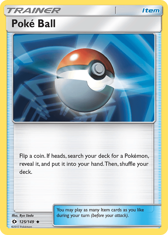Poke Ball (125/149) [Sun & Moon: Base Set] (Online Only)
