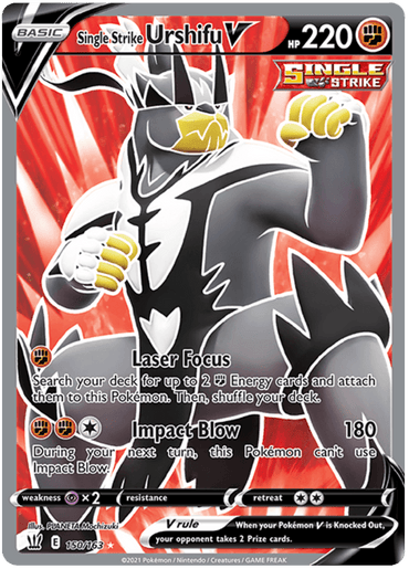 Single Strike Urshifu V (150/163) [Sword & Shield: Battle Styles] (Online Only)