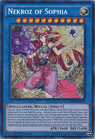 Nekroz of Sophia [CROS-EN038] Secret Rare (ONLINE ORDER ONLY)