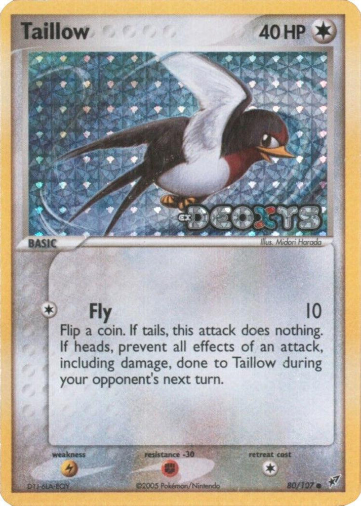 Taillow (80/107) (Stamped) [EX: Deoxys] (Online Only)