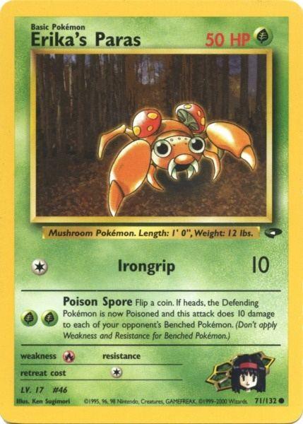 Erika's Paras (71/132) [Gym Challenge Unlimited] (Online Only)