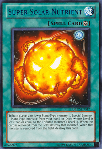 Super Solar Nutrient (Blue) [DL12-EN017] Rare (ONLINE ORDER ONLY)