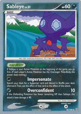 Sableye LV.31 (48/100) (Happy Luck - Mychael Bryan) [World Championships 2010] (Online Only)