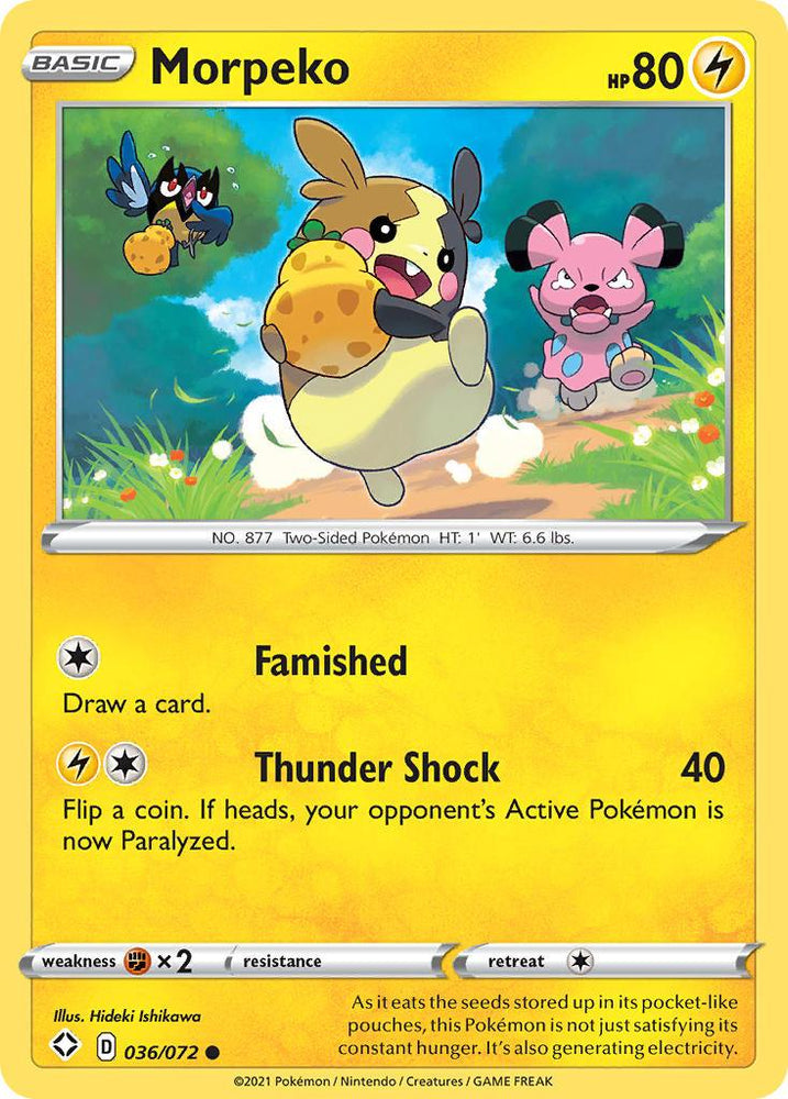 Morpeko (036/072) [Sword & Shield: Shining Fates] (Online Only)