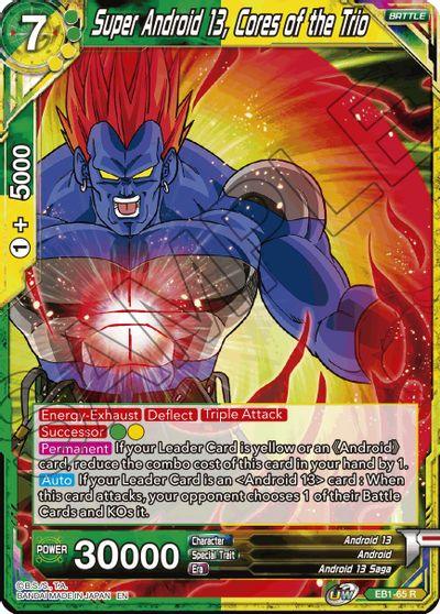 Super Android 13, Cores of the Trio (EB1-065) [Battle Evolution Booster] (ONLINE ORDER ONLY)