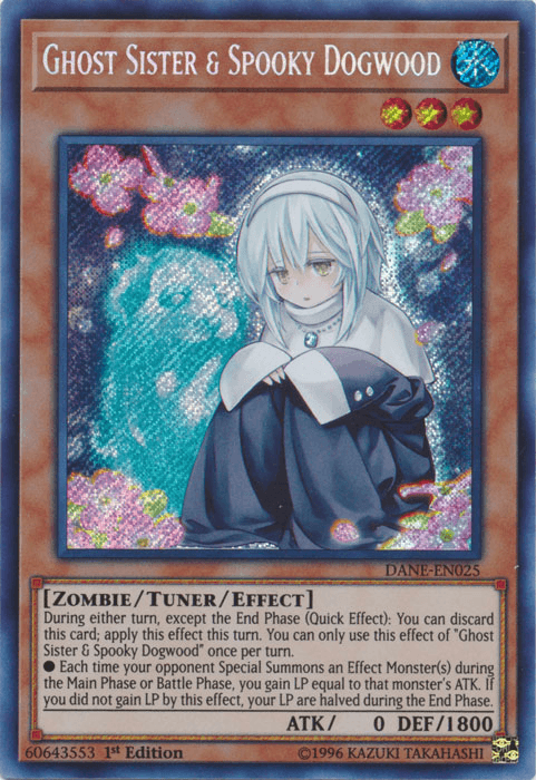 Ghost Sister & Spooky Dogwood [DANE-EN025] Secret Rare (ONLINE ORDER ONLY)
