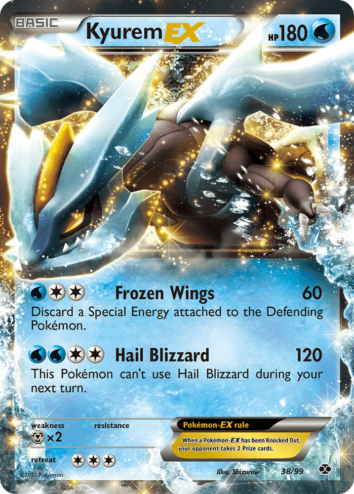 Kyurem EX (38/99) [Black & White: Next Destinies] (Online Only)