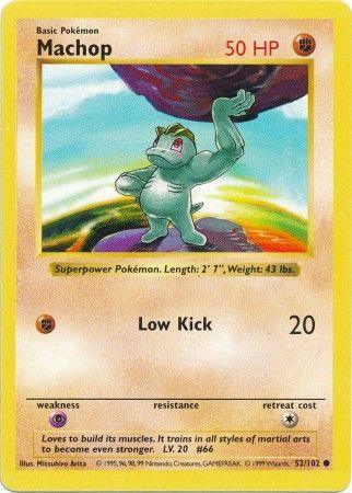 Machop (52/102) [Base Set Shadowless Unlimited] (Online Only)