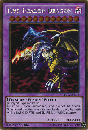 Five-Headed Dragon [PGL2-EN078] Gold Rare (ONLINE ORDER ONLY)