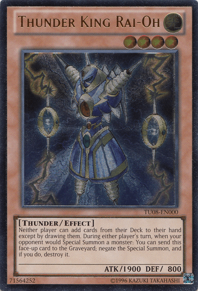Thunder King Rai-Oh [TU08-EN000] Ultimate Rare (ONLINE ORDER ONLY)