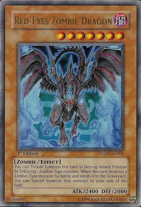 Red-Eyes Zombie Dragon [SDZW-EN001] Ultra Rare (ONLINE ORDER ONLY)